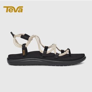 NWT! NEVER WORN! Teva Women's Voya Infinity Strappy Sandals - Black & White
